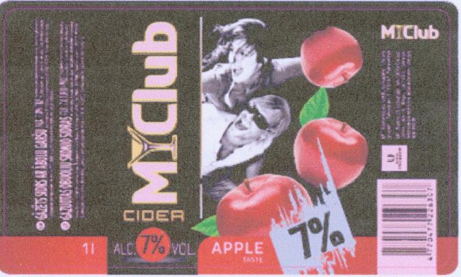 Prekės ženklas: MY Club CIDER APPLE